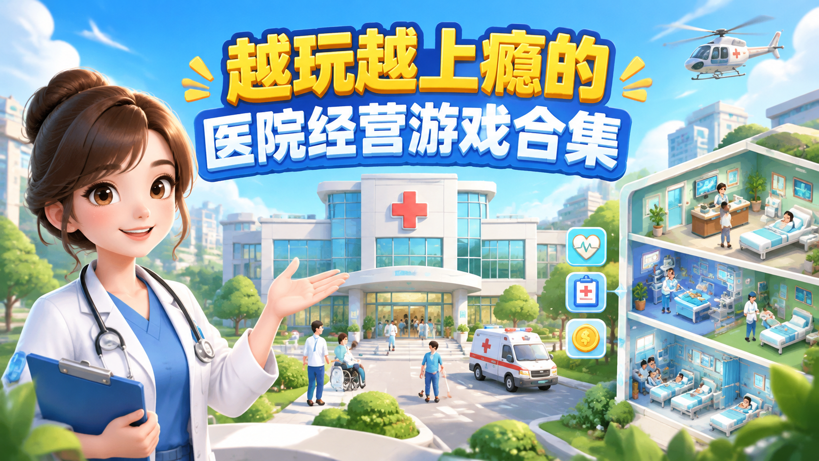 越玩越上瘾的医院经营游戏合集