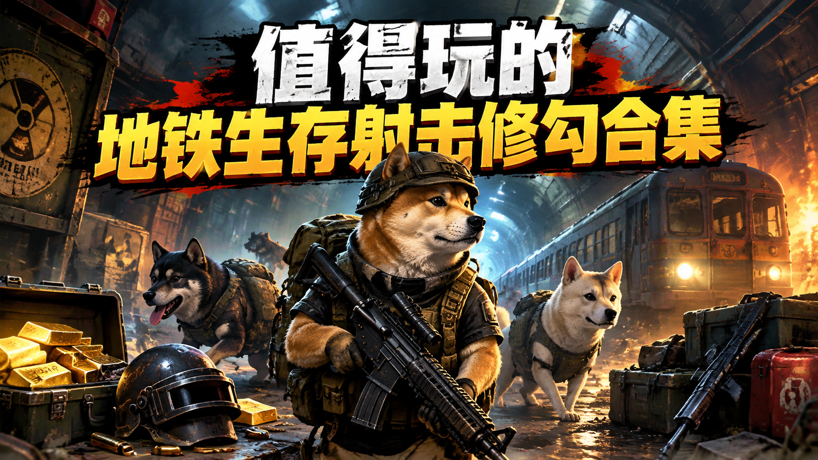 值得玩的地铁生存射击修勾合集