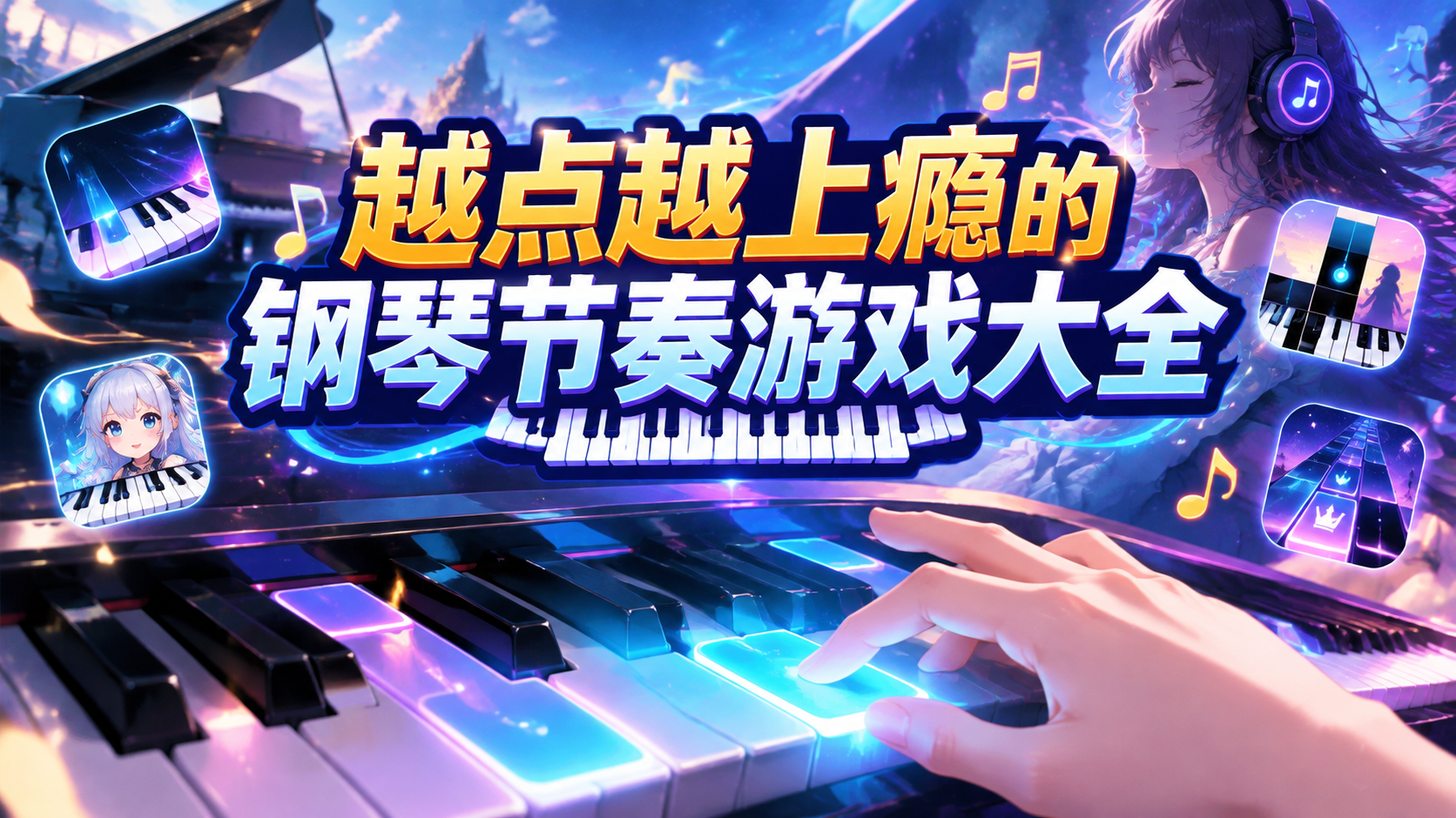 越点越上瘾的钢琴节奏游戏大全