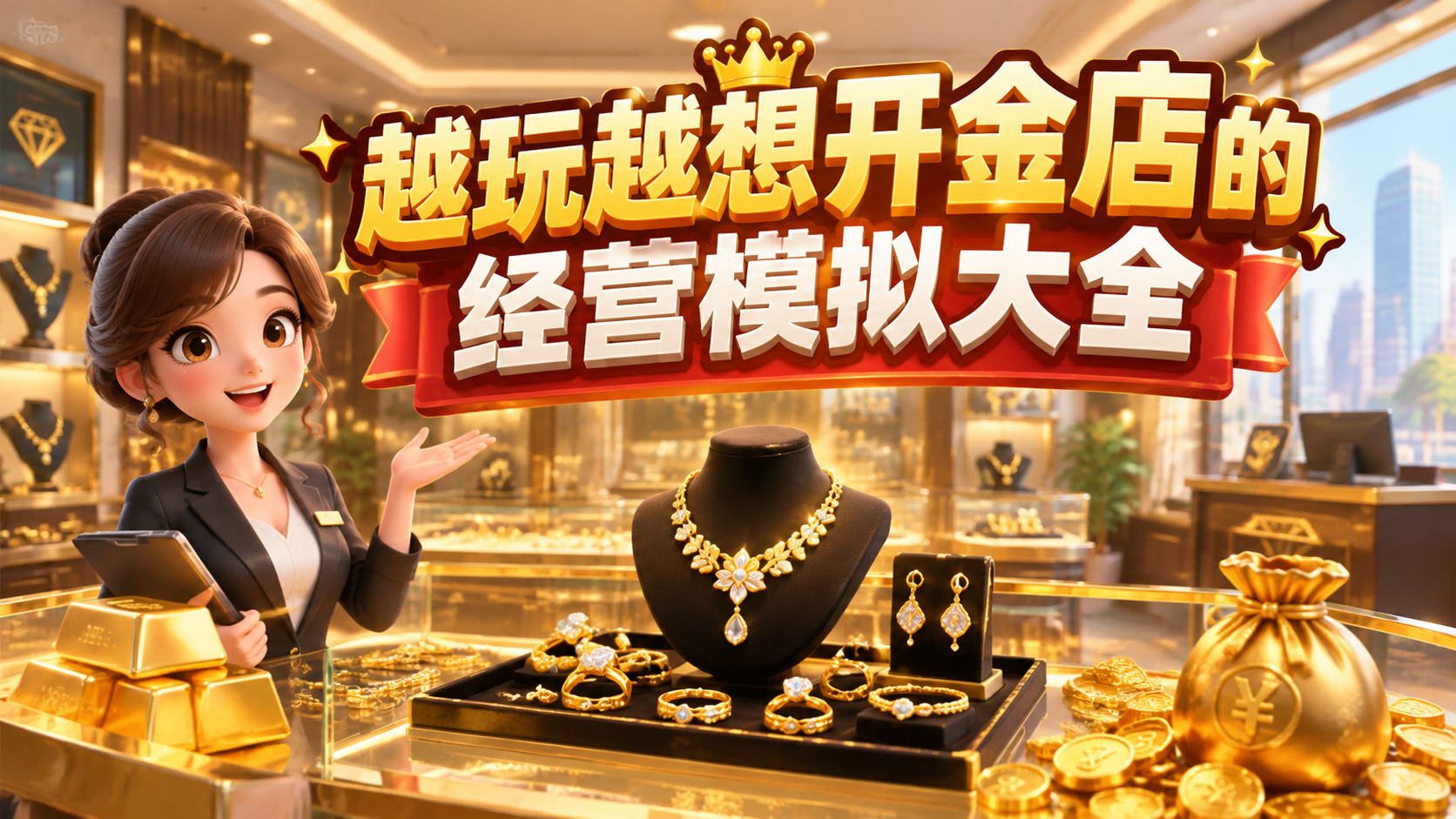 越玩越想开金店的经营模拟大全