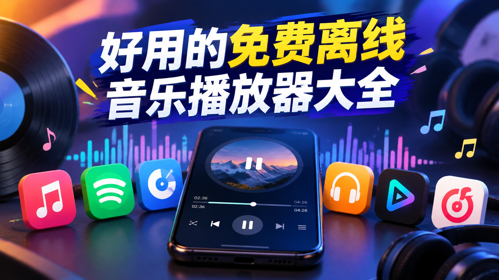 好用的免费离线音乐播放器大全