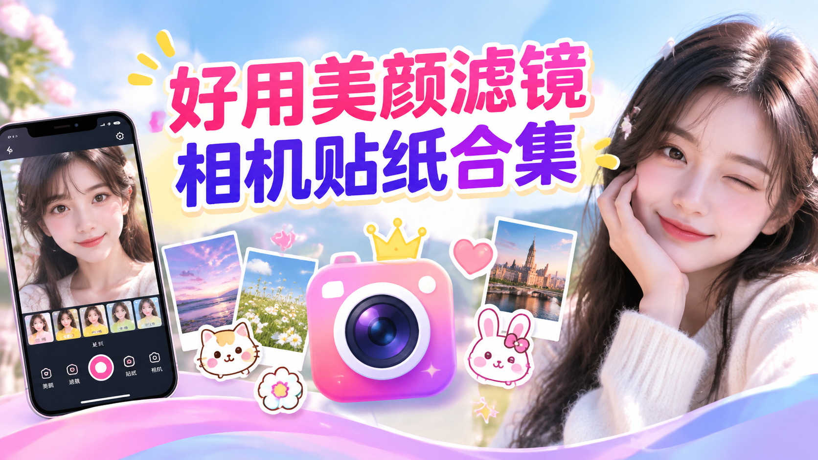 好用美颜滤镜相机贴纸合集