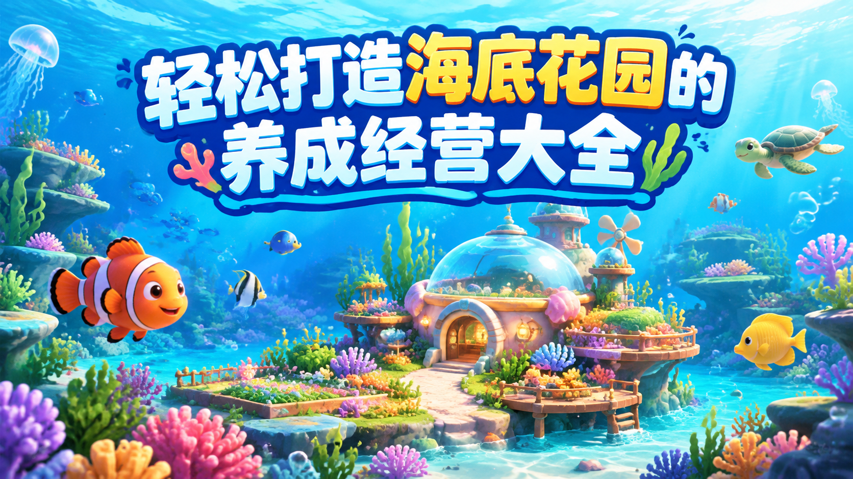 轻松打造海底花园的养成经营大全