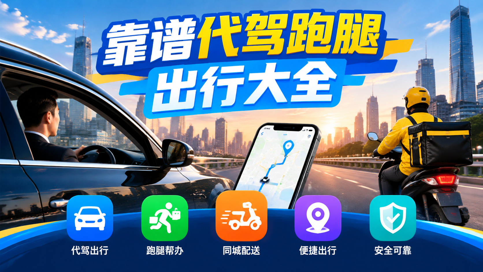 靠谱代驾跑腿出行大全