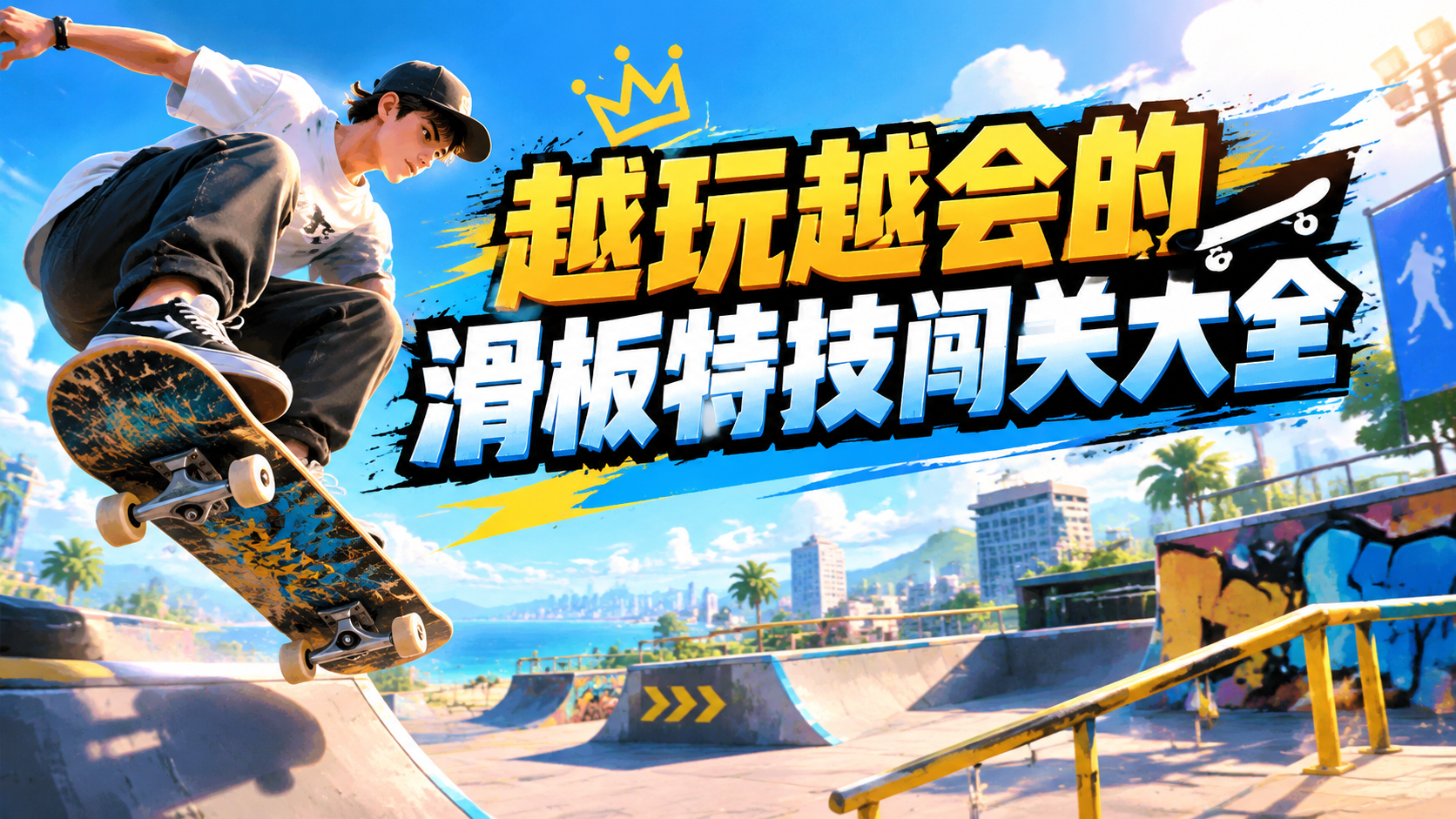 越玩越会的滑板特技闯关大全