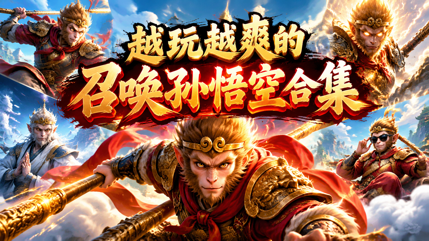 越玩越爽的召唤孙悟空合集
