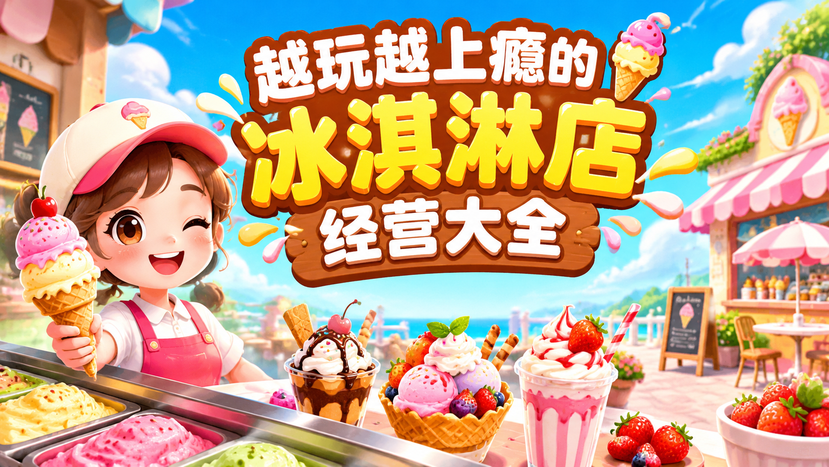 越玩越上瘾的冰淇淋店经营大全