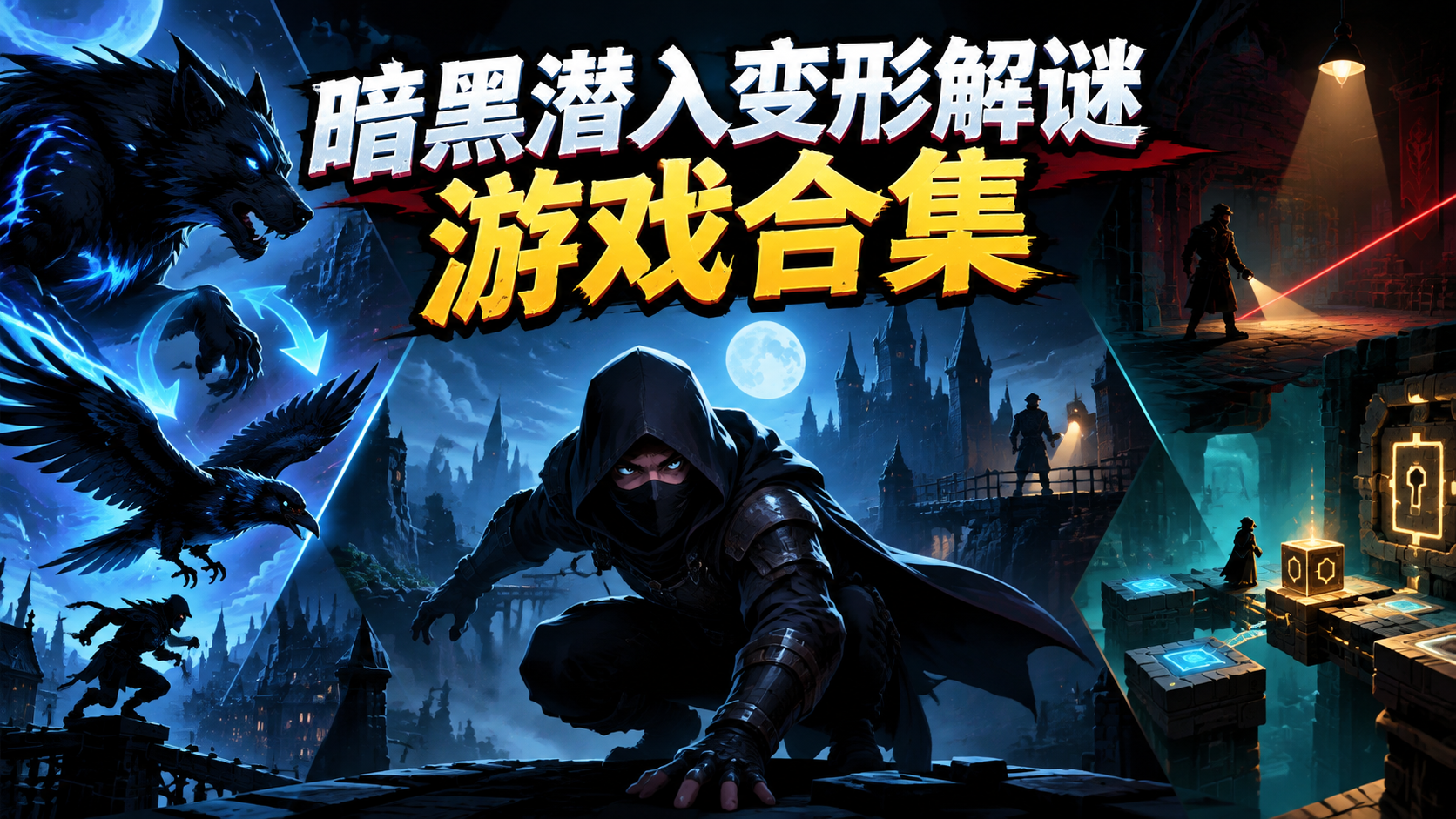 暗黑潜入变形解谜游戏合集