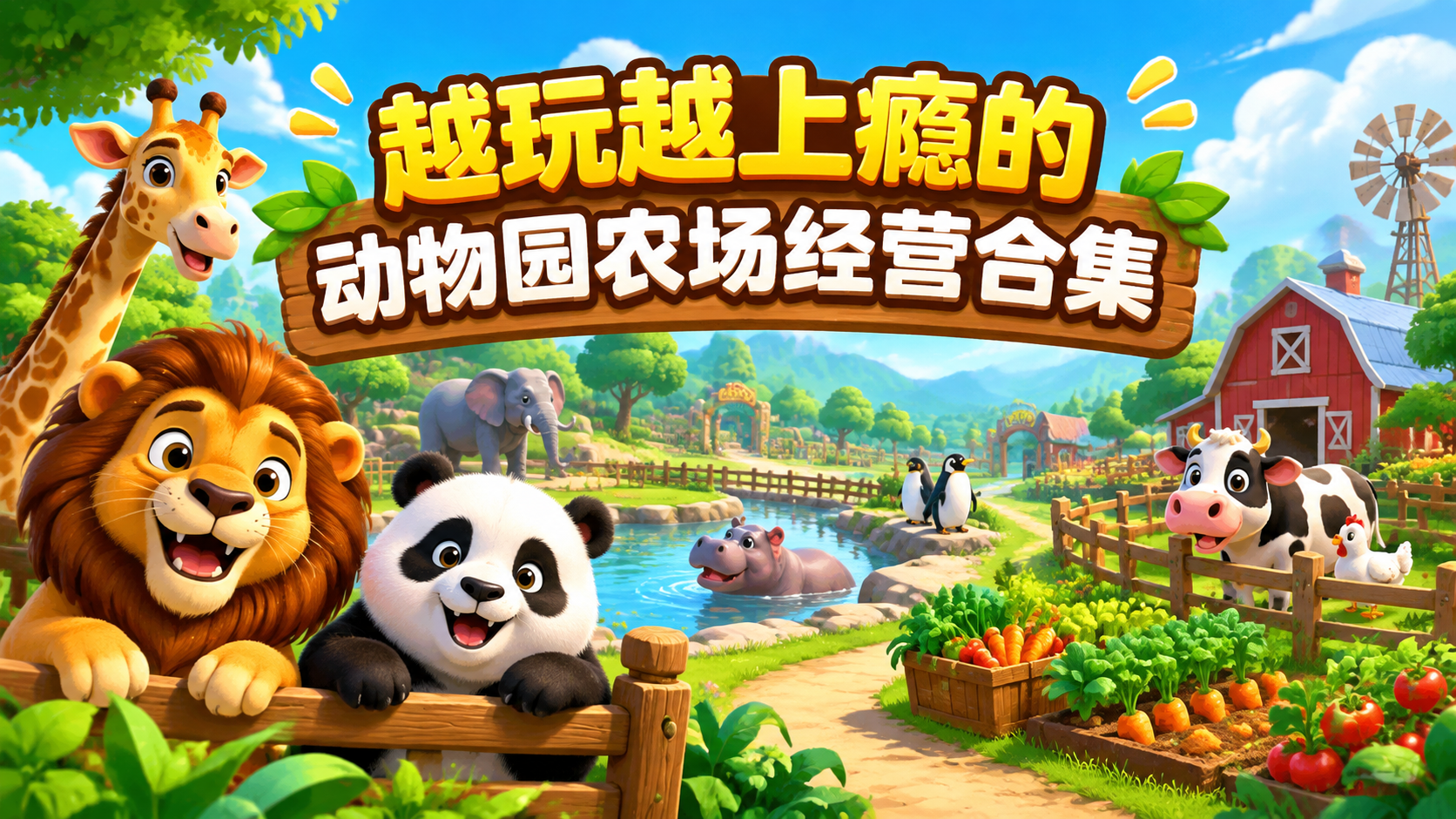 越玩越上瘾的动物园农场经营合集