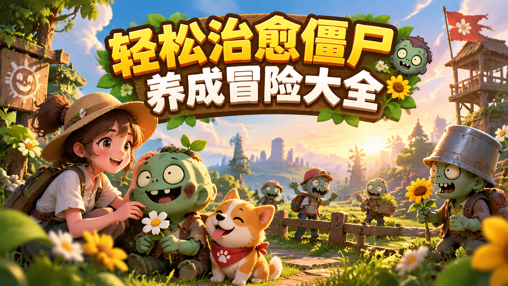 轻松治愈僵尸养成冒险大全