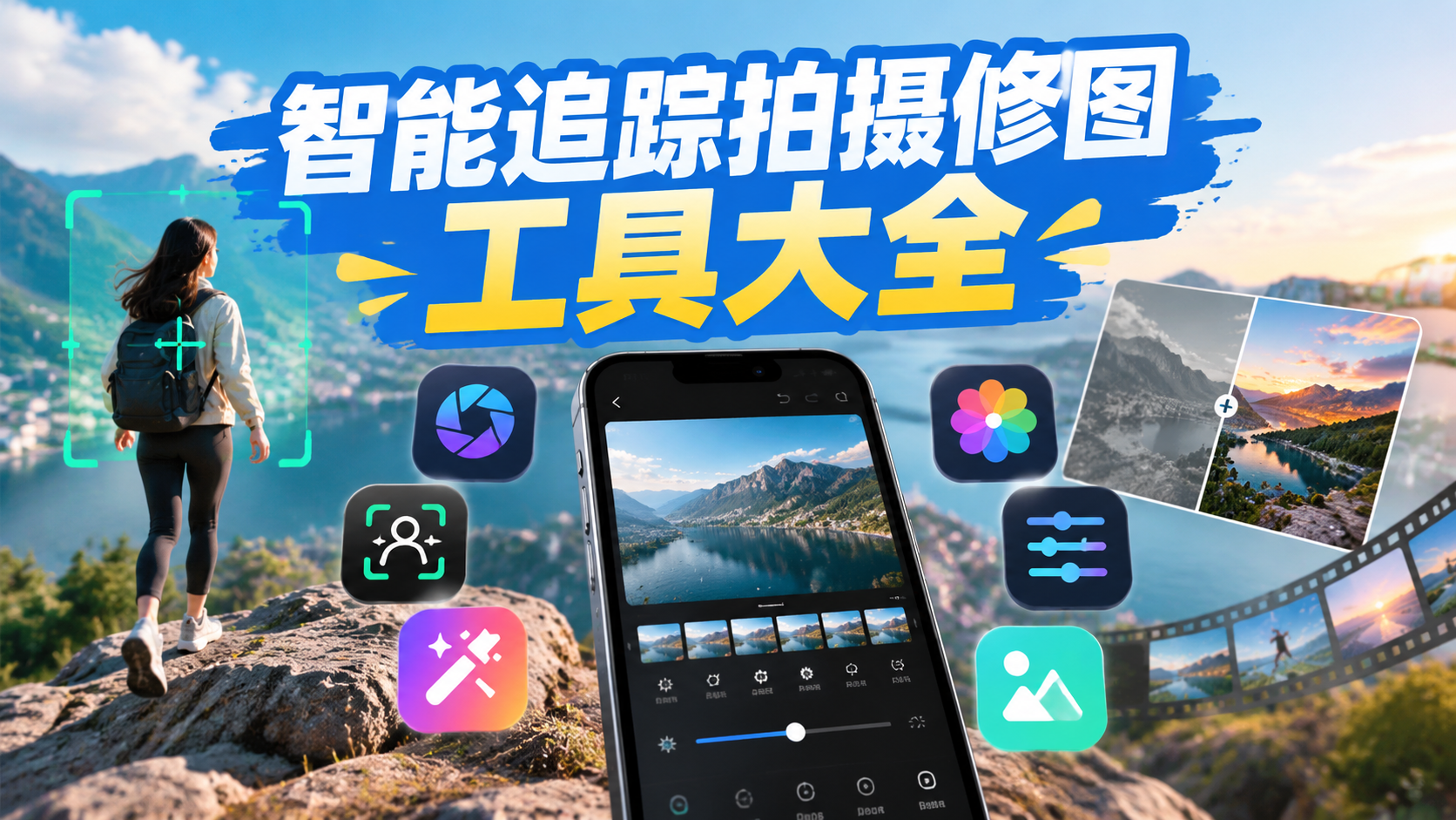 智能追踪拍摄修图工具大全