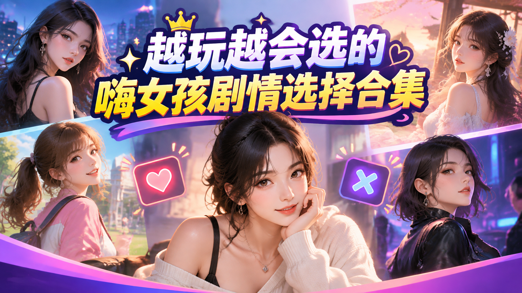 越玩越会选的嗨女孩剧情选择合集