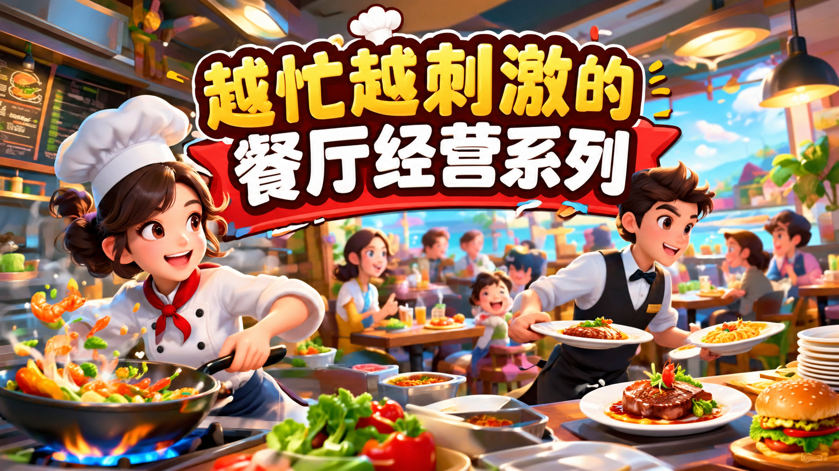 越忙越刺激的餐厅经营系列