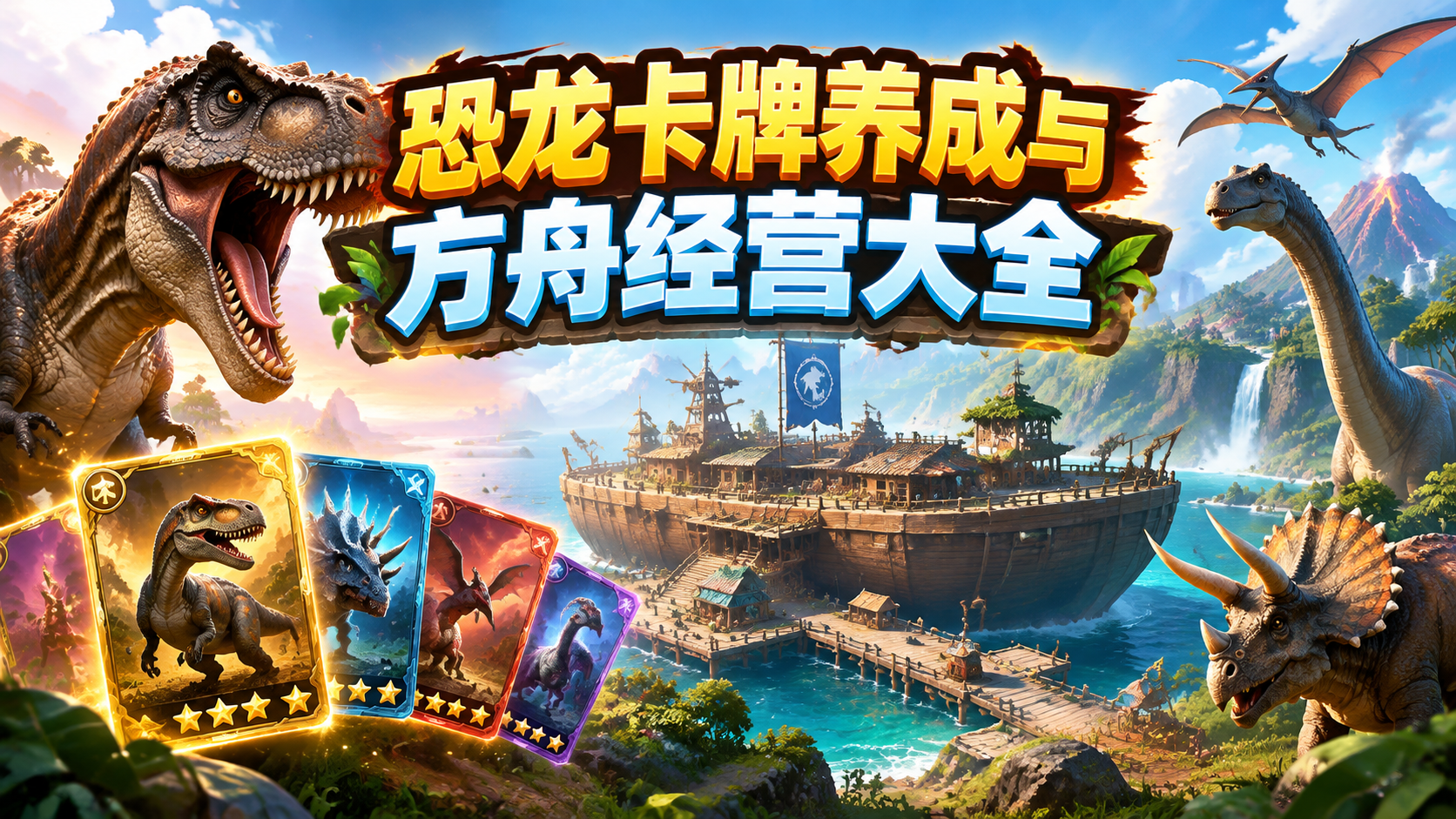 恐龙卡牌养成与方舟经营大全