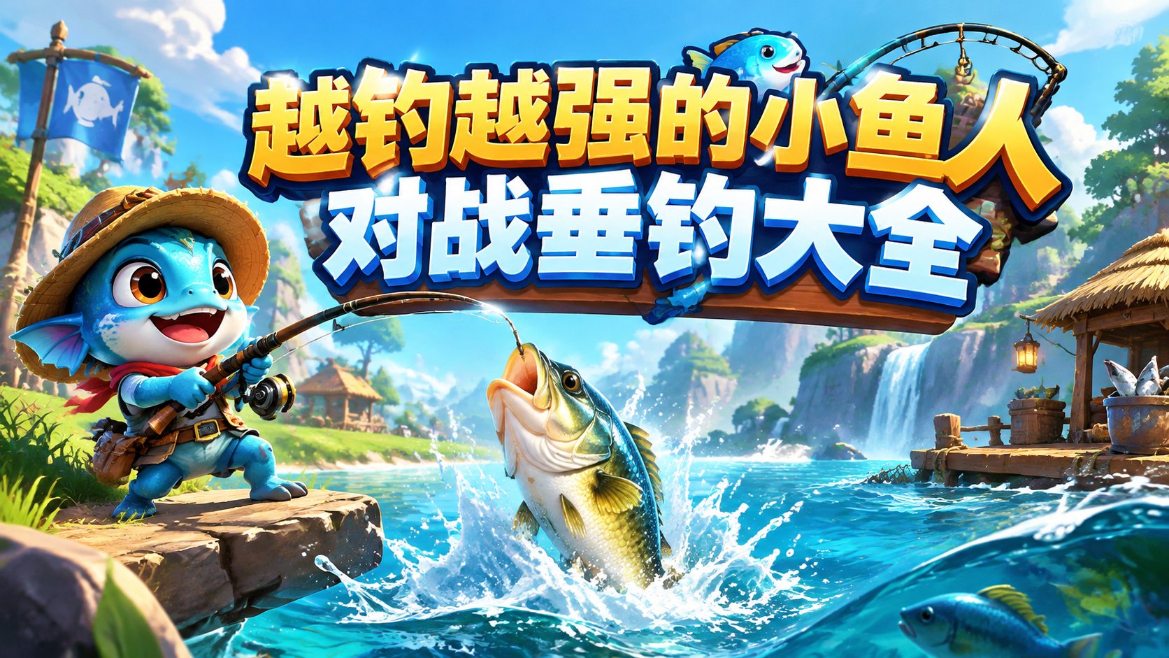 越钓越强的小鱼人对战垂钓大全
