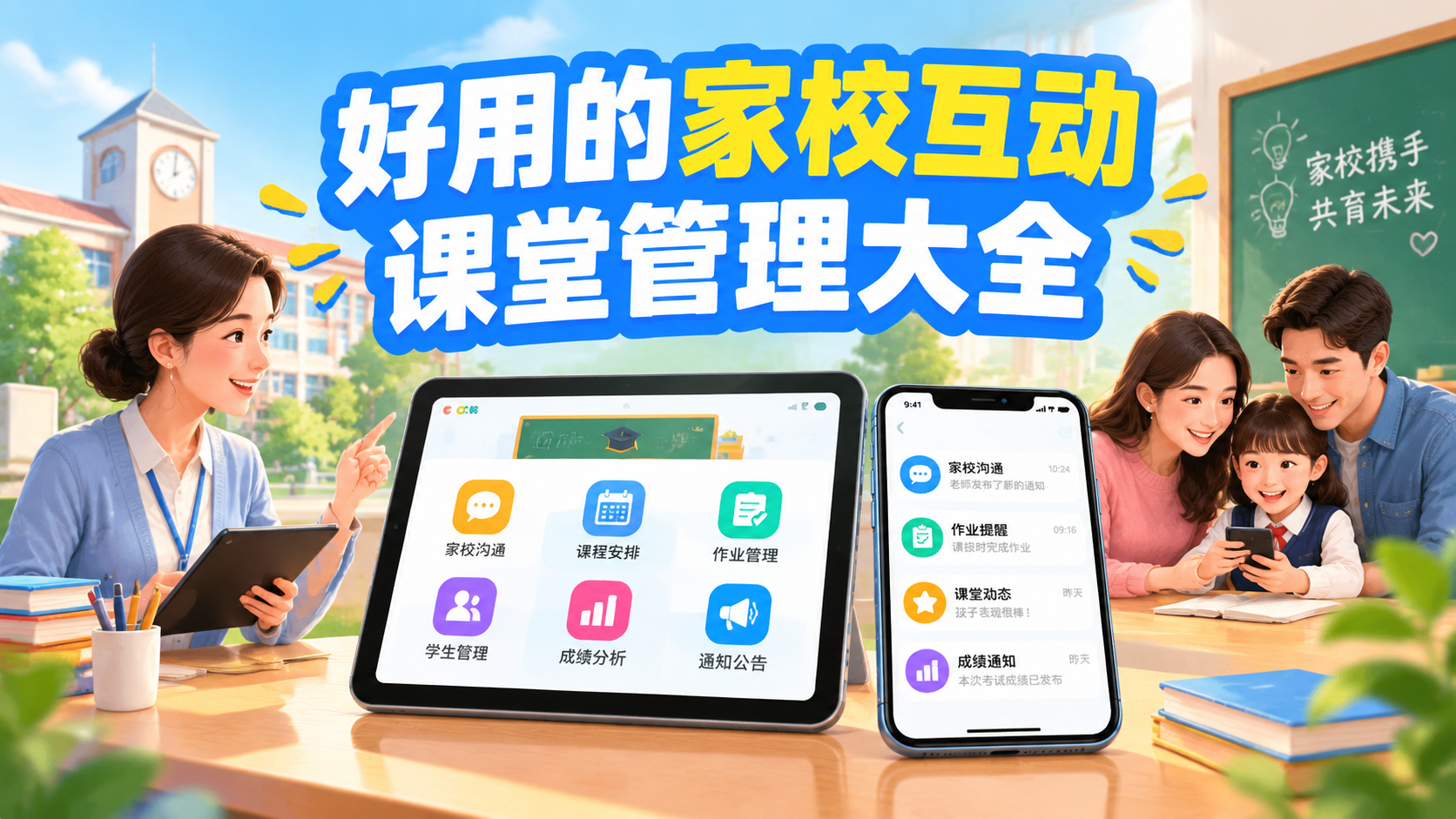 好用的家校互动课堂管理大全