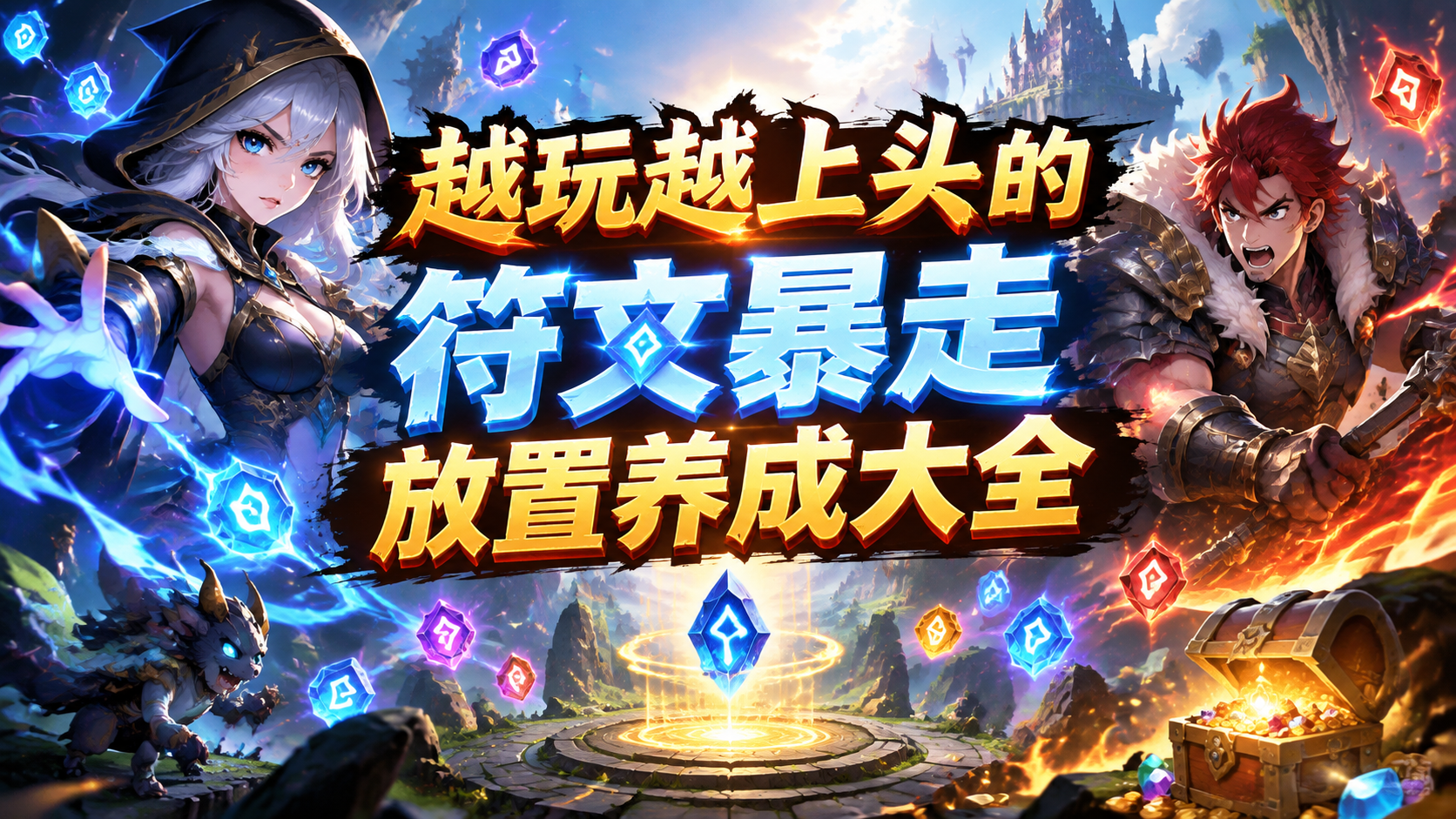 越玩越上头的符文暴走放置养成大全