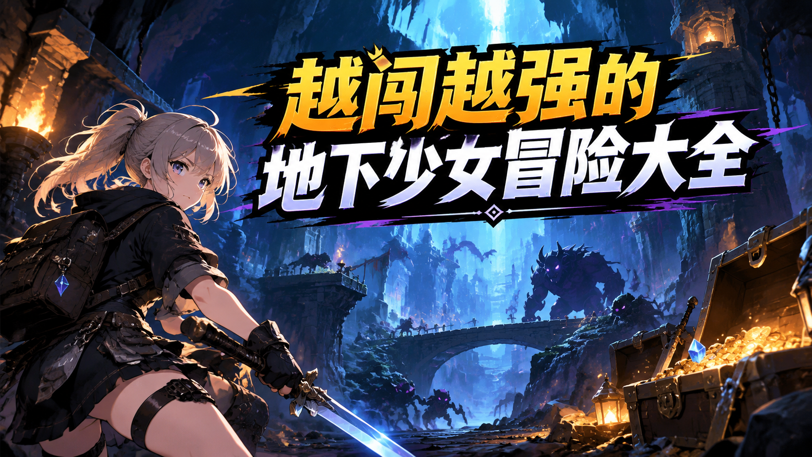 越闯越强的地下少女冒险大全