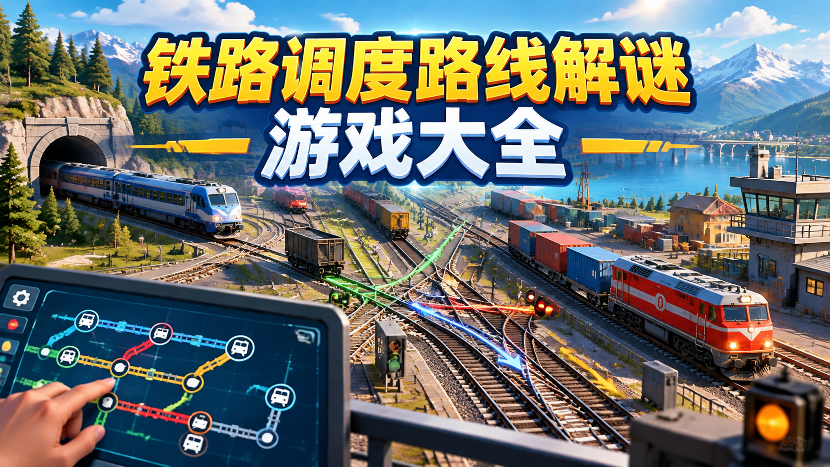 铁路调度路线解谜游戏大全