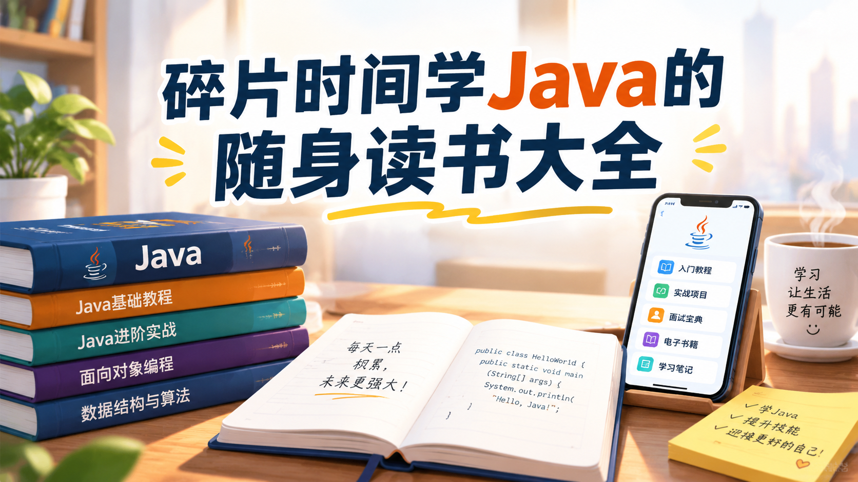 碎片时间学Java的随身读书大全