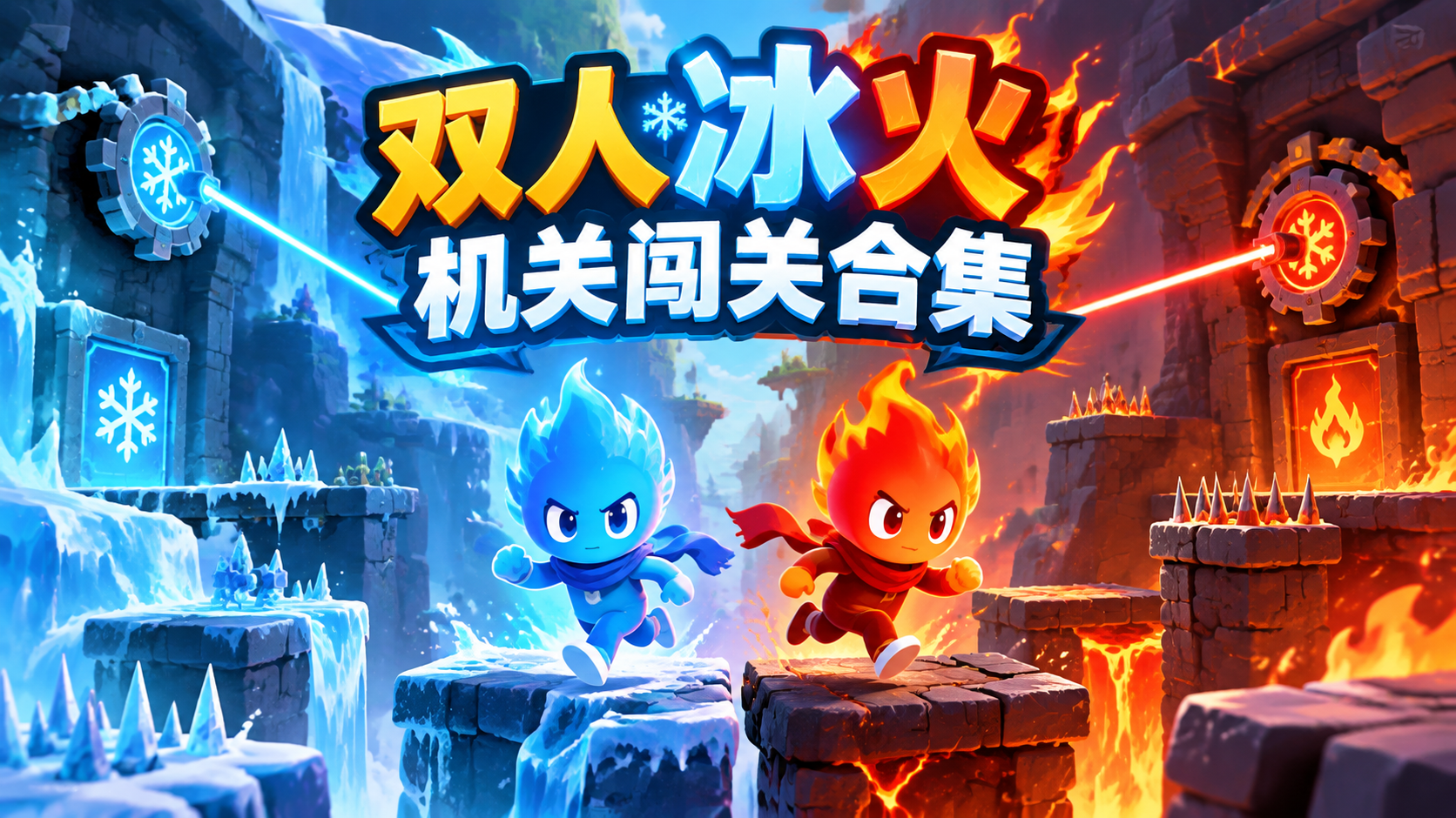 双人冰火机关闯关合集