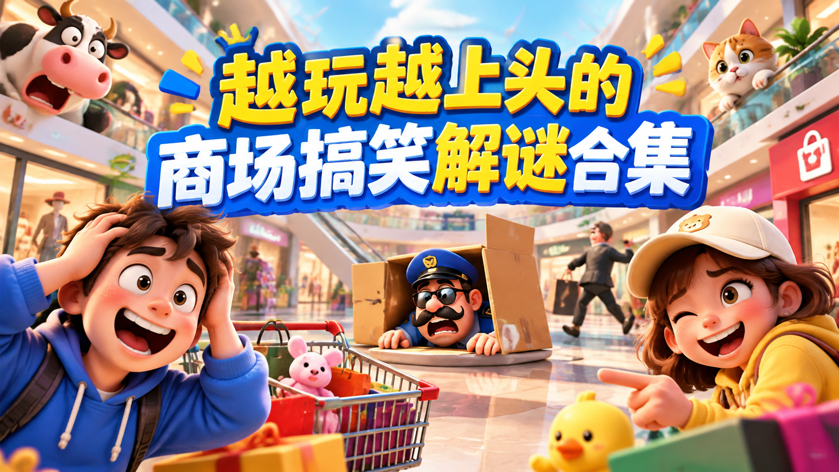 越玩越上头的商场搞笑解谜合集