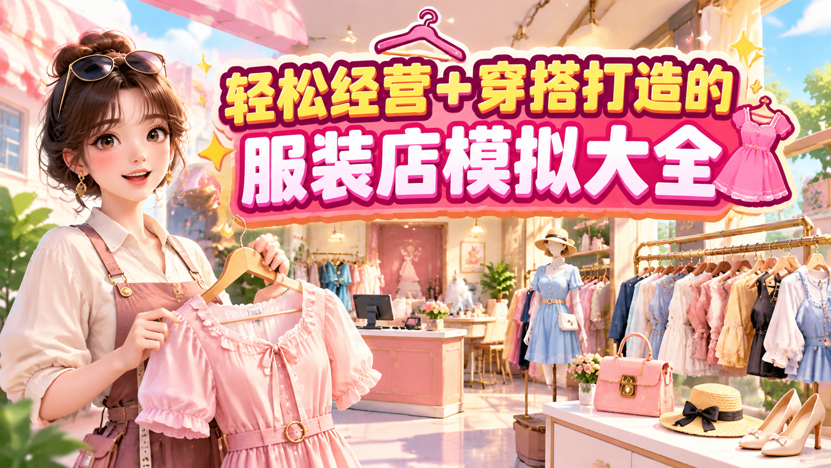轻松经营+穿搭打造的服装店模拟大全