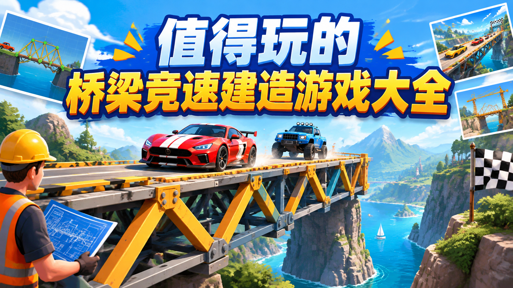 值得玩的桥梁竞速建造游戏大全