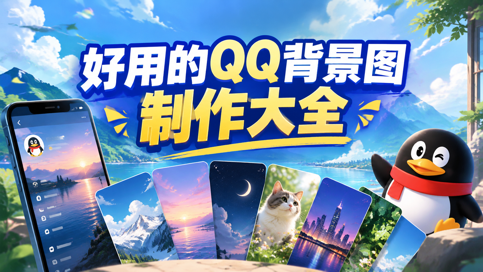 好用的QQ背景图制作大全