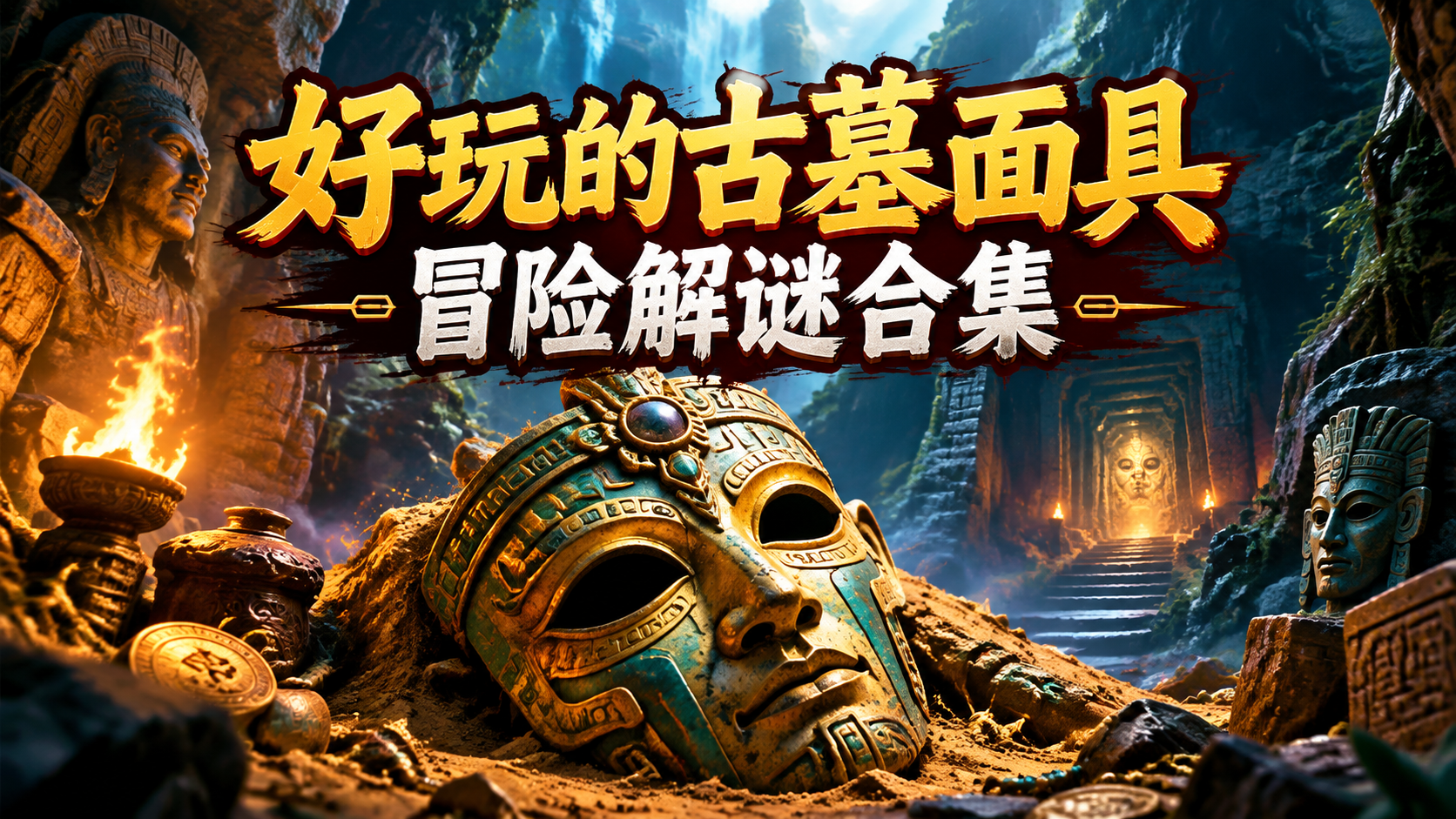 好玩的古墓面具冒险解谜合集