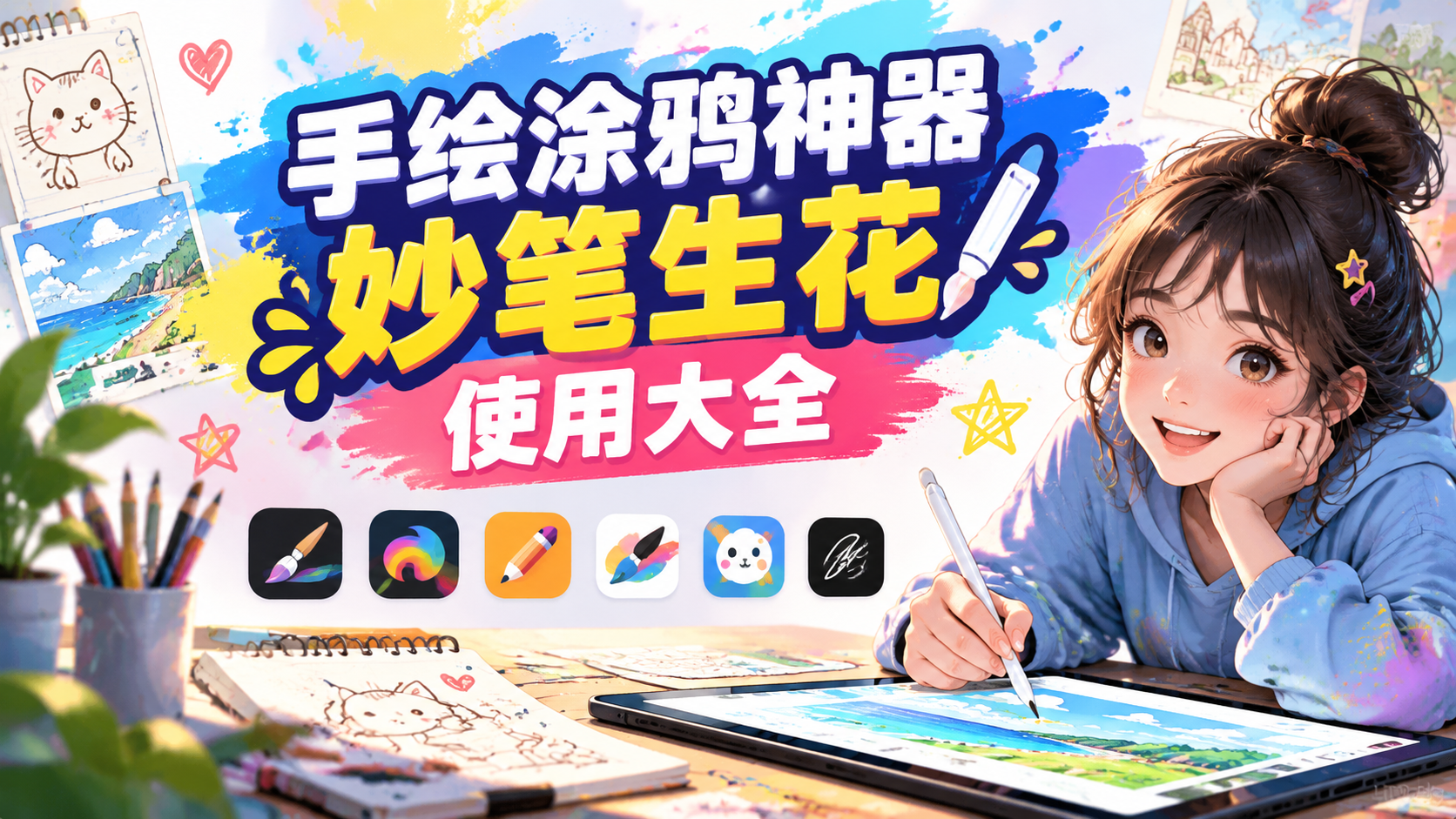 手绘涂鸦神器妙笔生花使用大全
