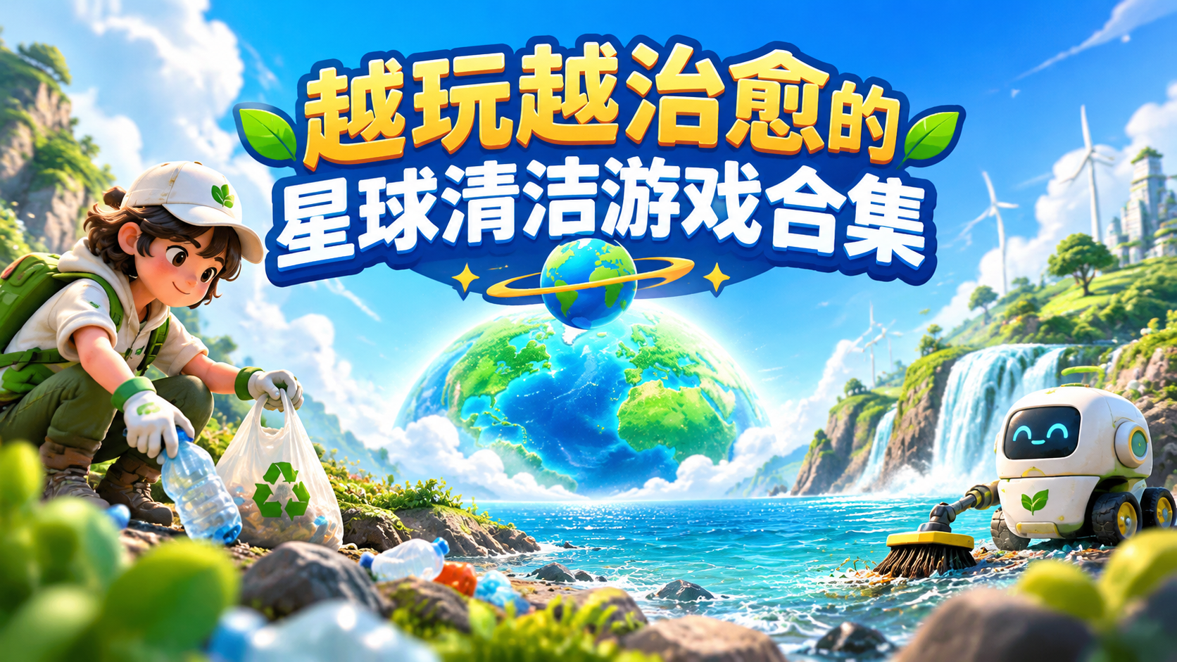 越玩越治愈的星球清洁游戏合集