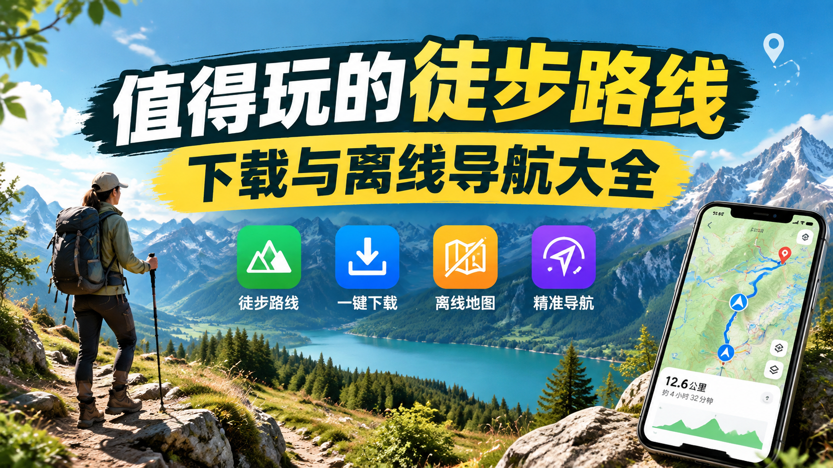 值得玩的徒步路线下载与离线导航大全