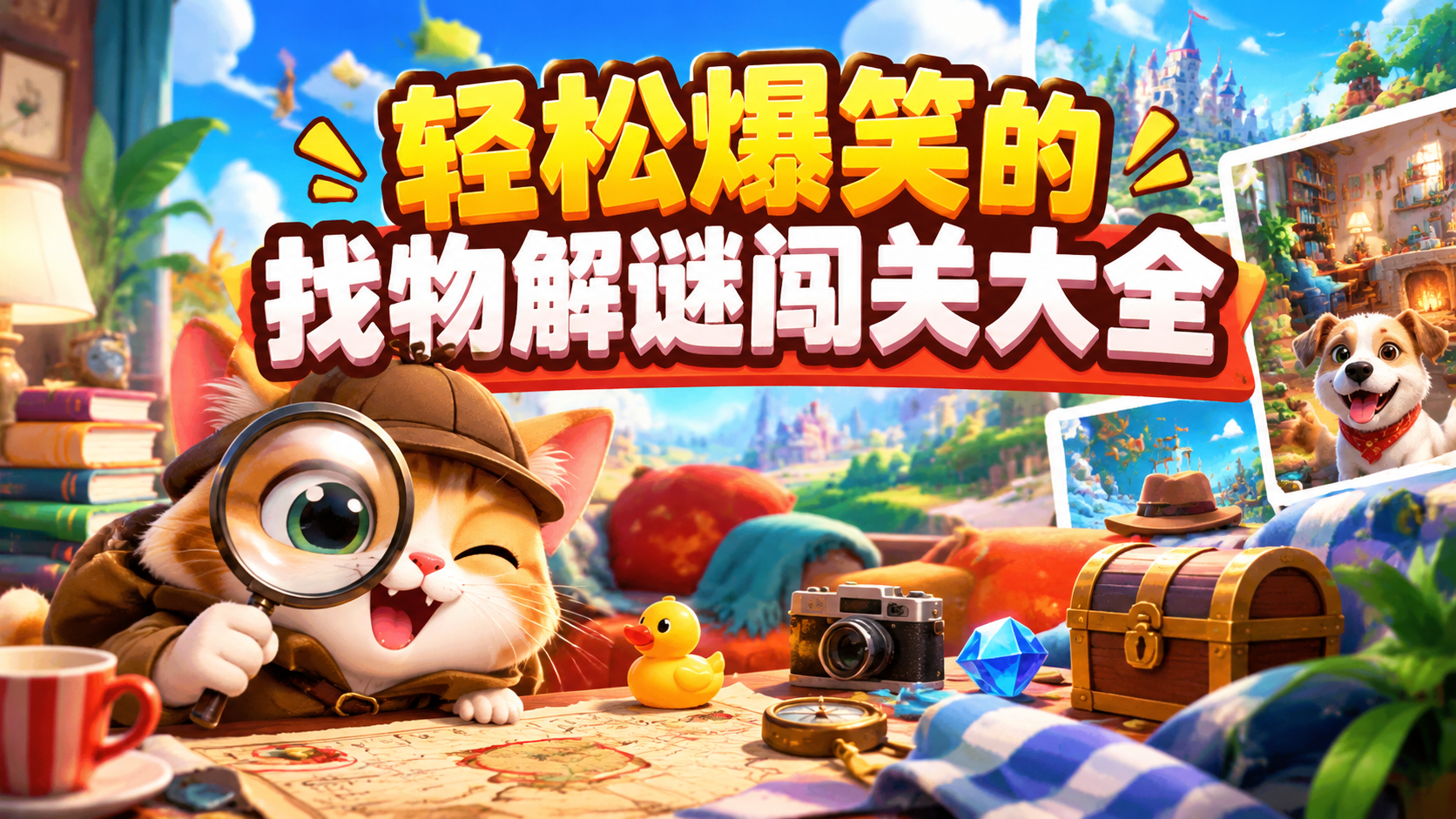 轻松爆笑的找物解谜闯关大全