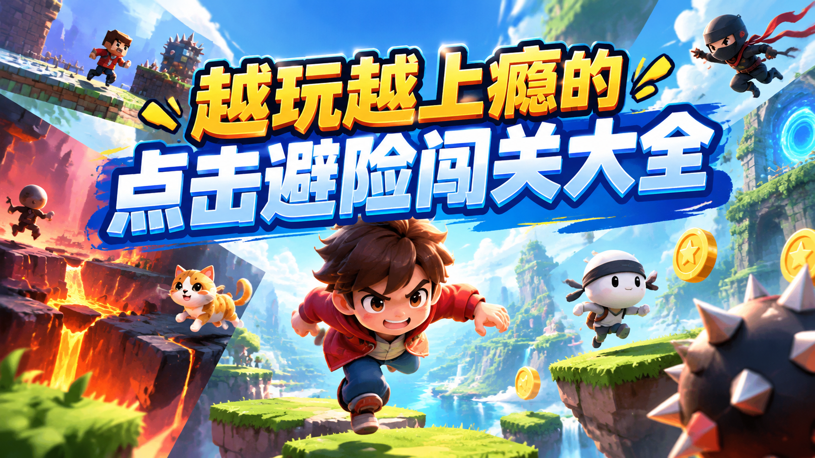 越玩越上瘾的点击避险闯关大全