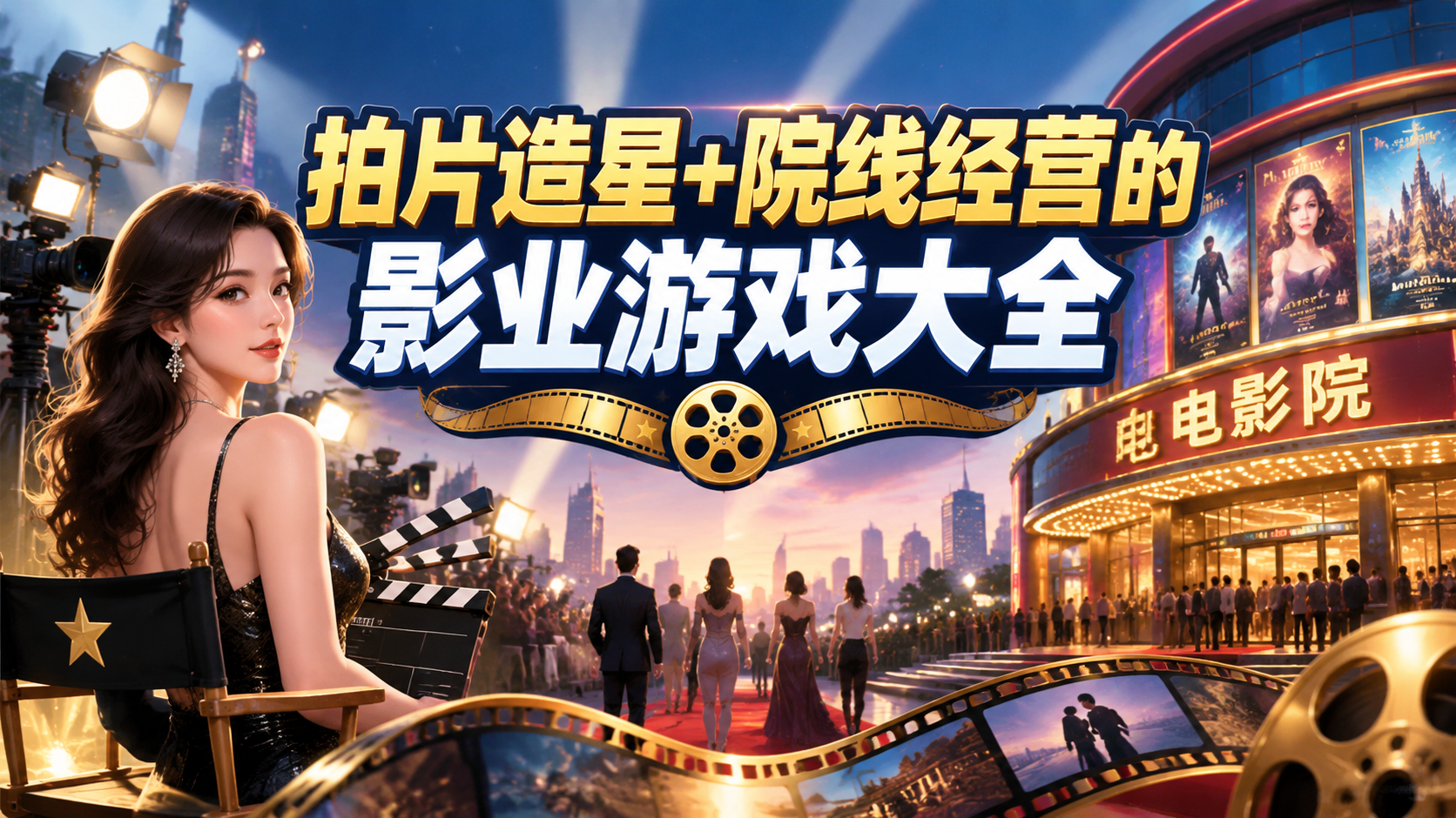 拍片造星+院线经营的影业游戏大全