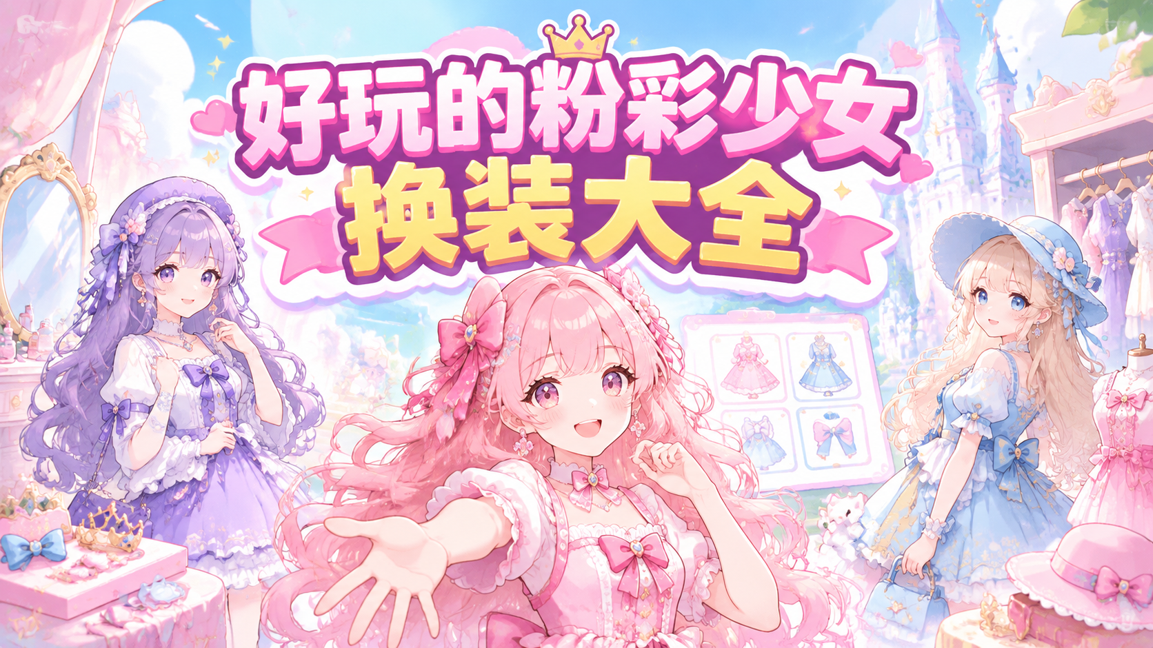 好玩的粉彩少女换装大全