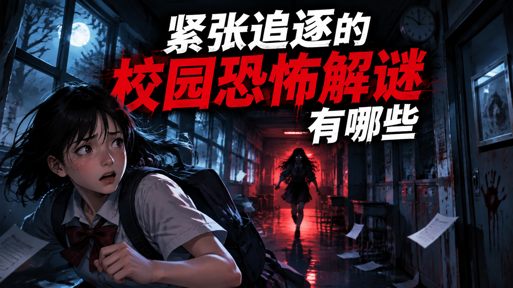 紧张追逐的校园恐怖解谜有哪些