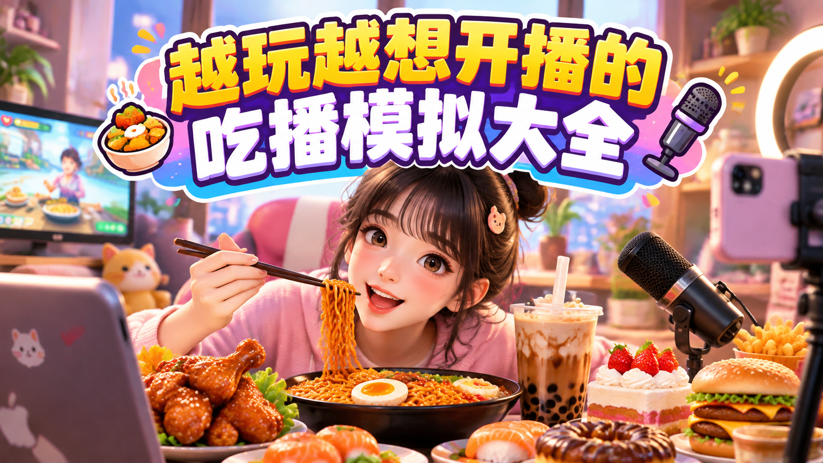 越玩越想开播的吃播模拟大全