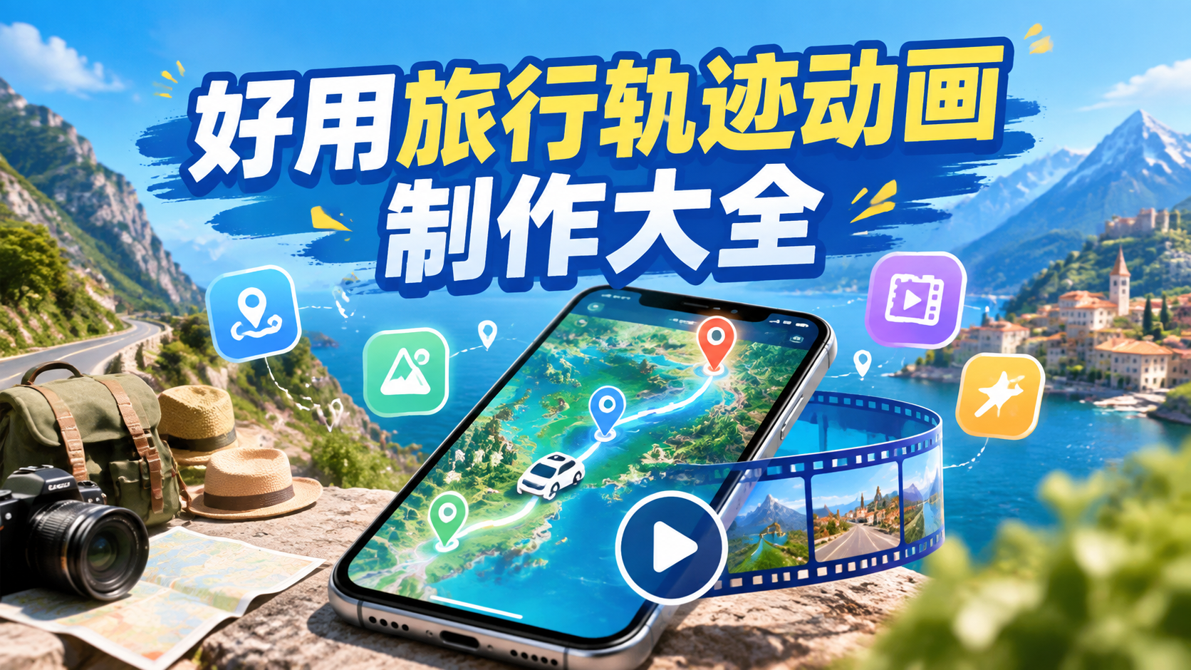 好用旅行轨迹动画制作大全