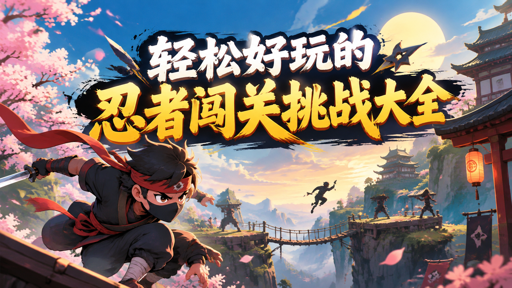 轻松好玩的忍者闯关挑战大全