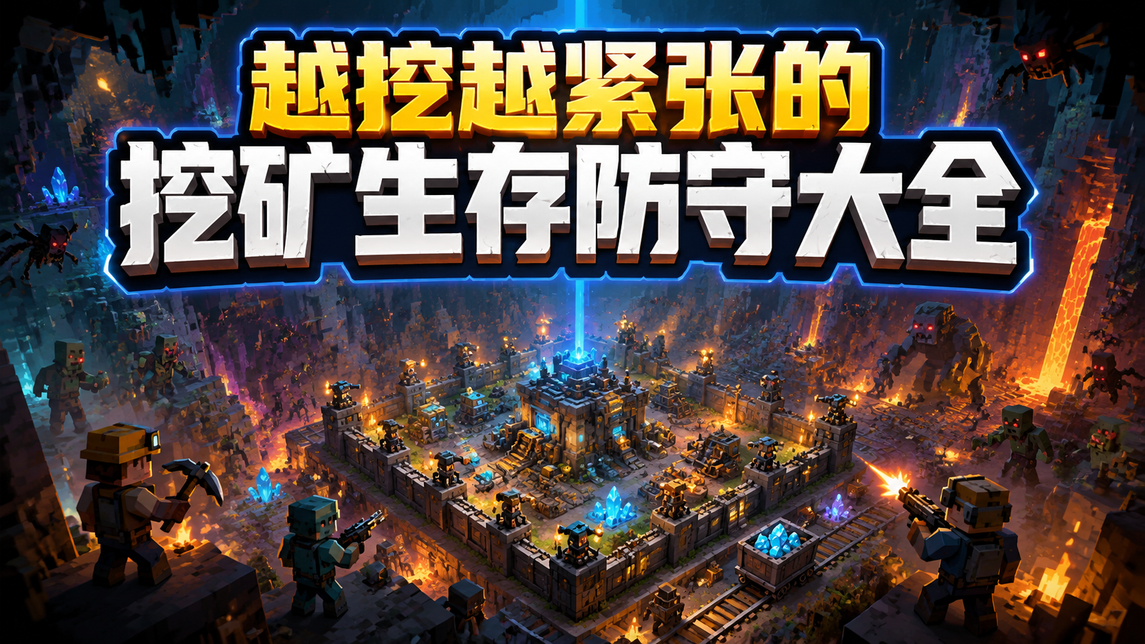 越挖越紧张的挖矿生存防守大全
