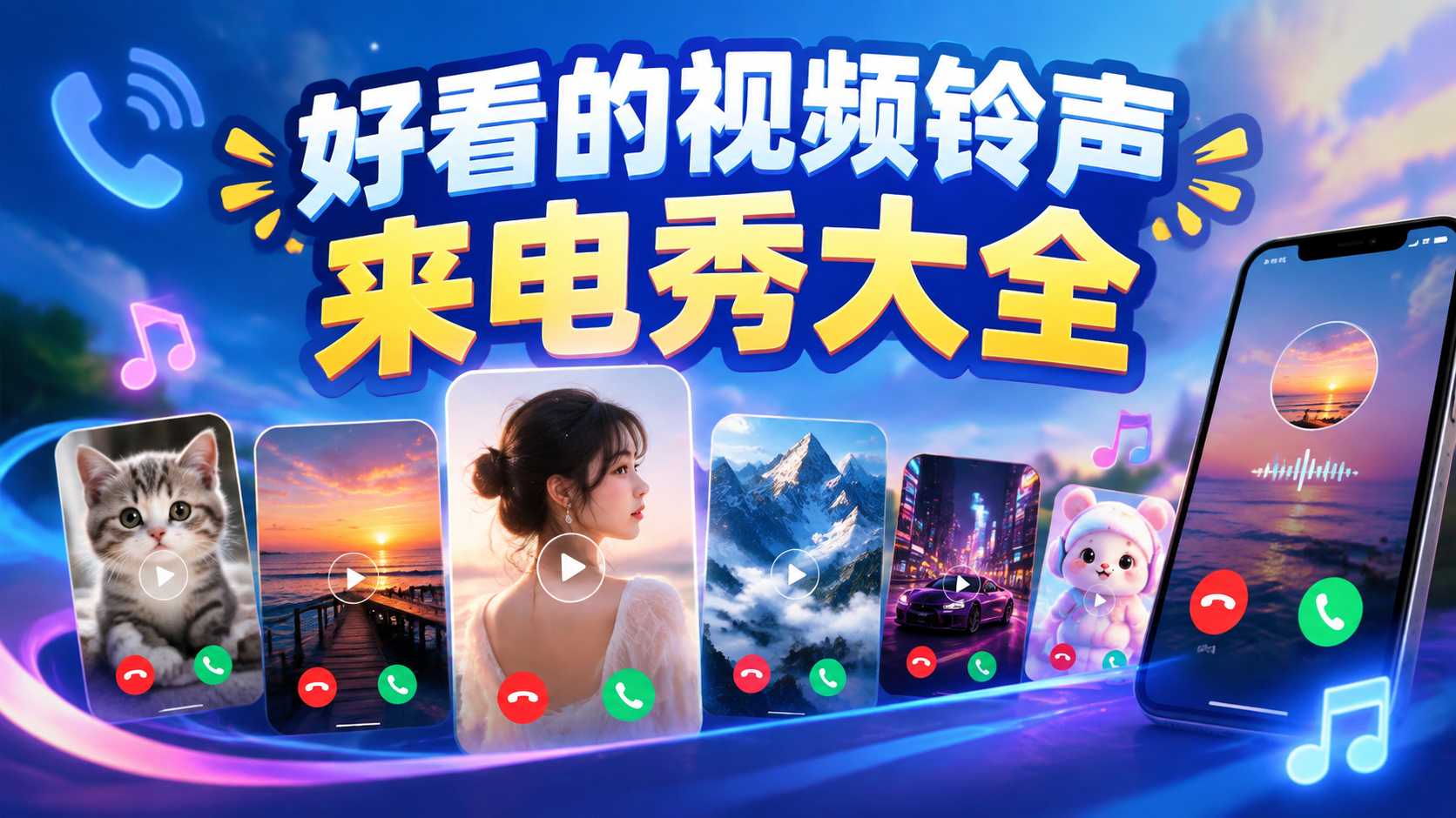 好看的视频铃声来电秀大全