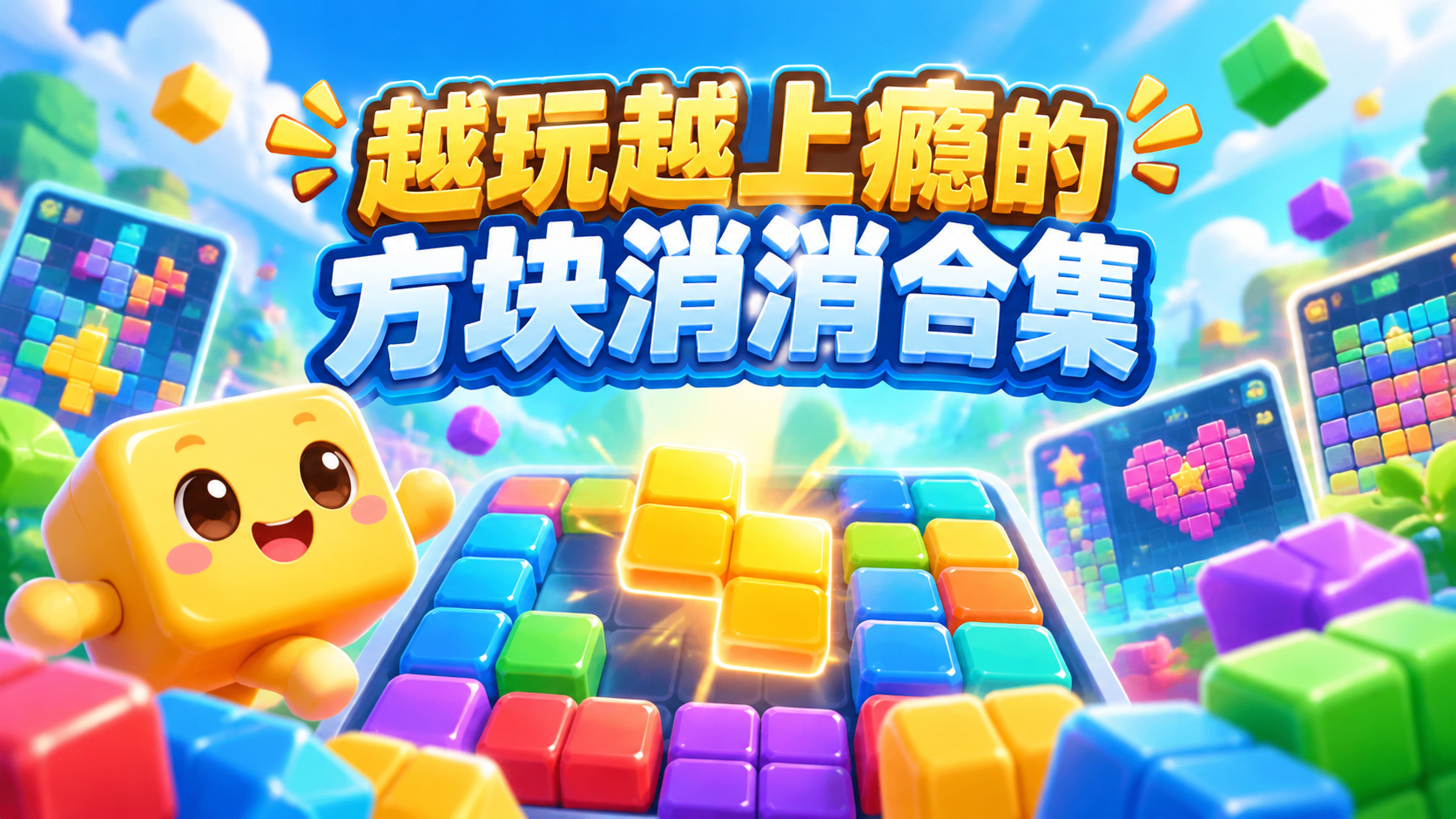 越玩越上瘾的方块消消合集