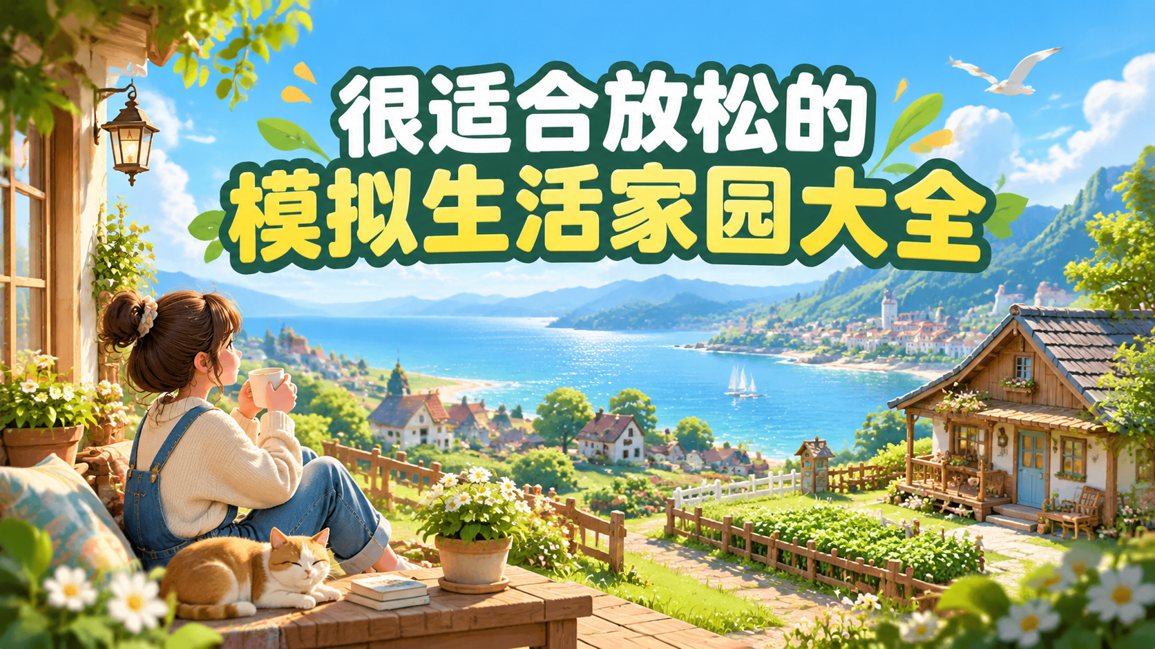 很适合放松的模拟生活家园大全