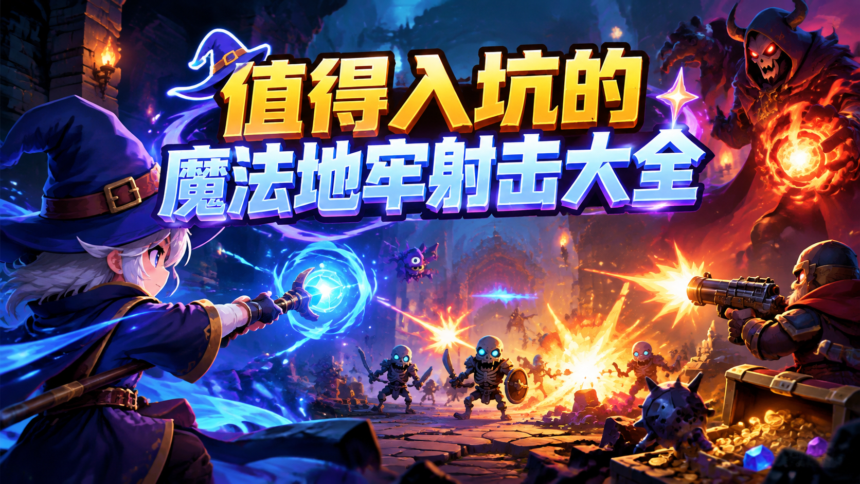 值得入坑的魔法地牢射击大全