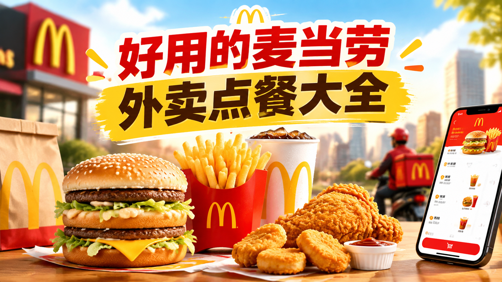 好用的麦当劳外卖点餐大全