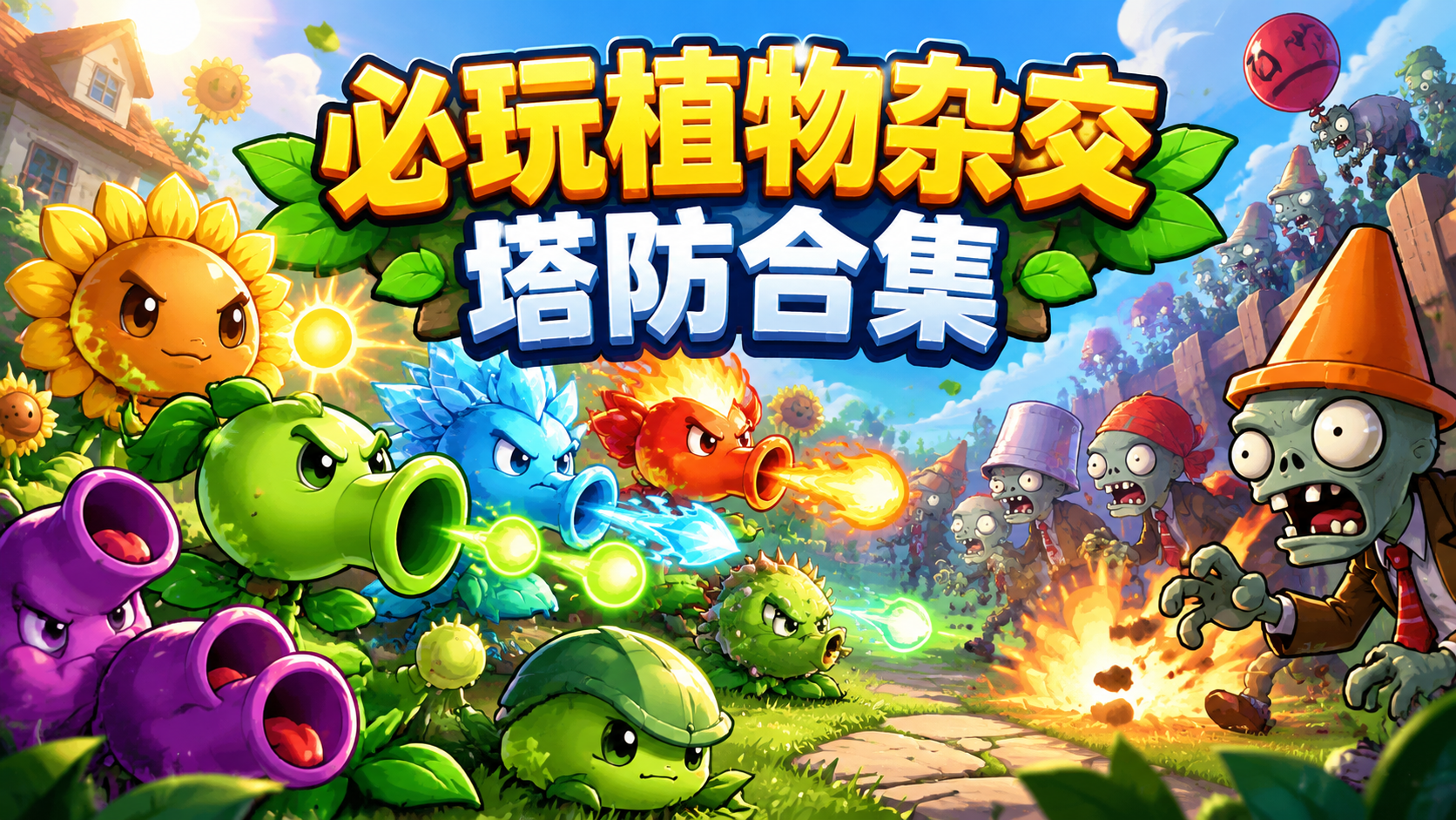 必玩植物杂交塔防合集