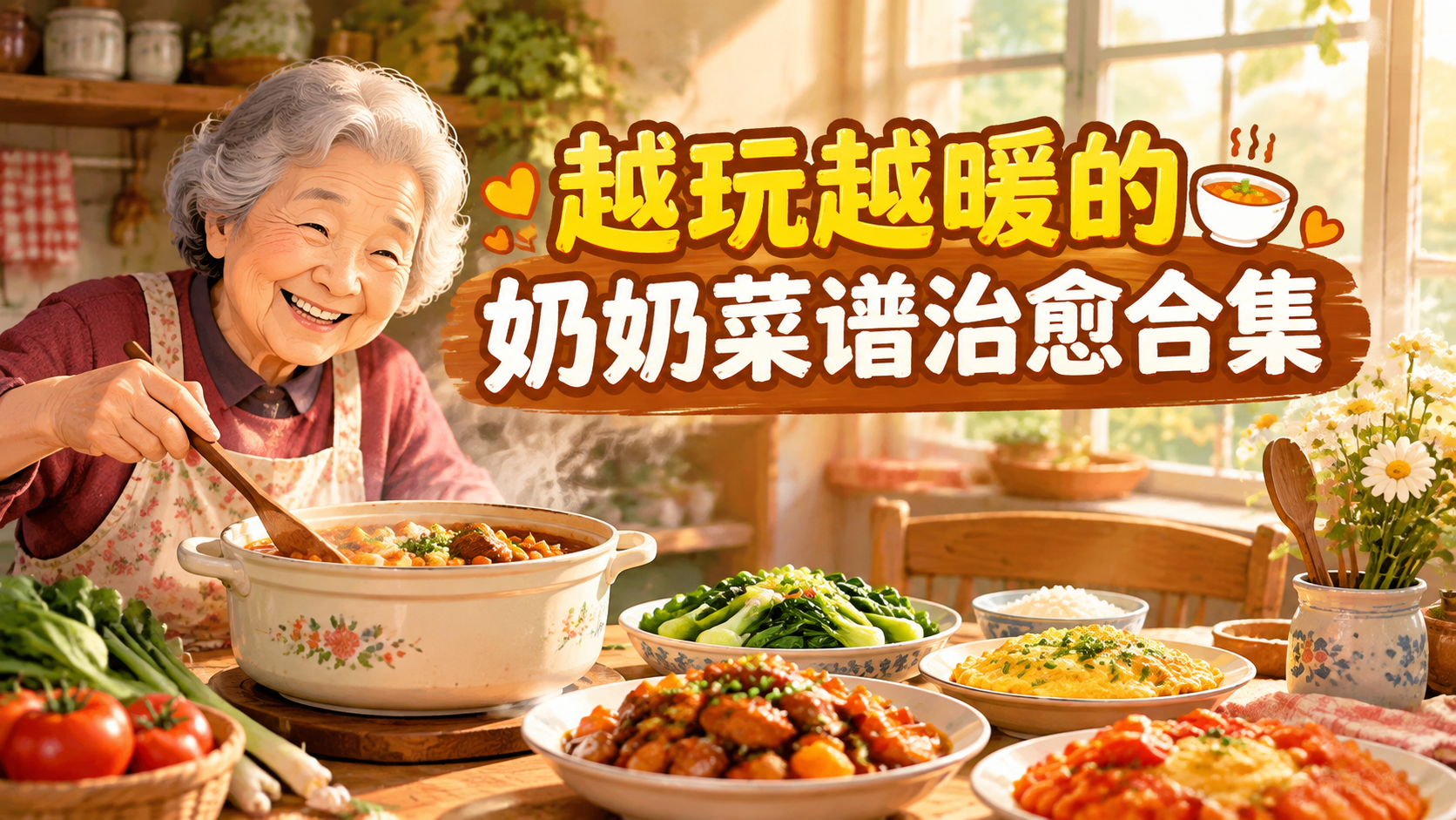 越玩越暖的奶奶菜谱治愈合集