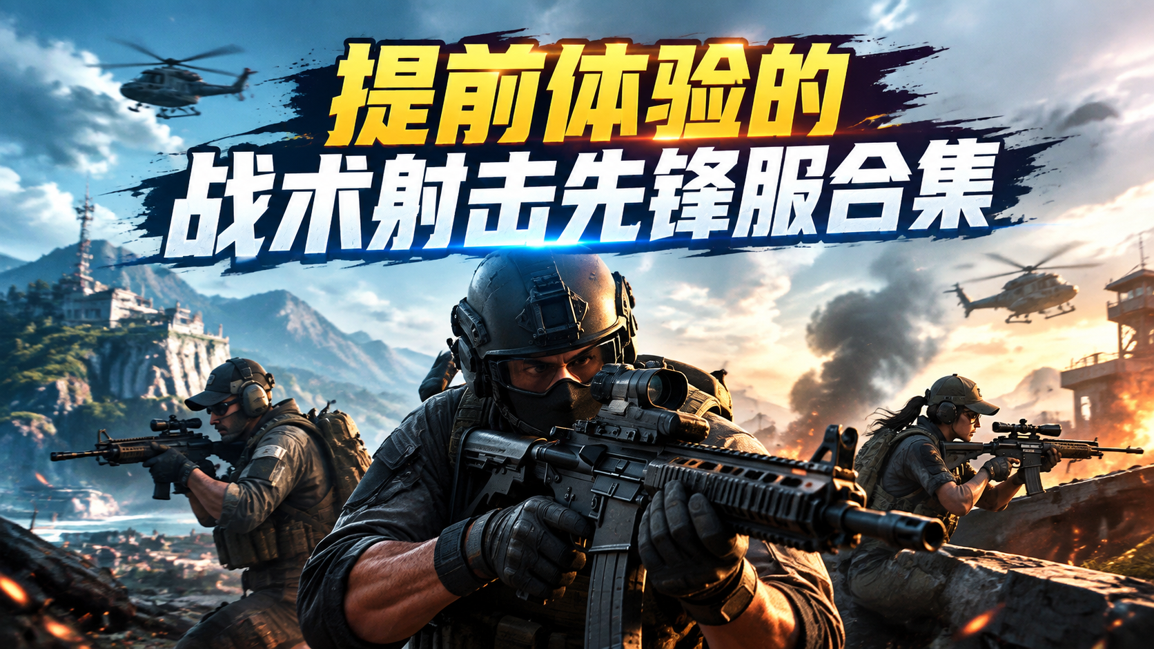 提前体验的战术射击先锋服合集